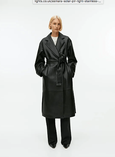 Lush drapey open trench coat best sale