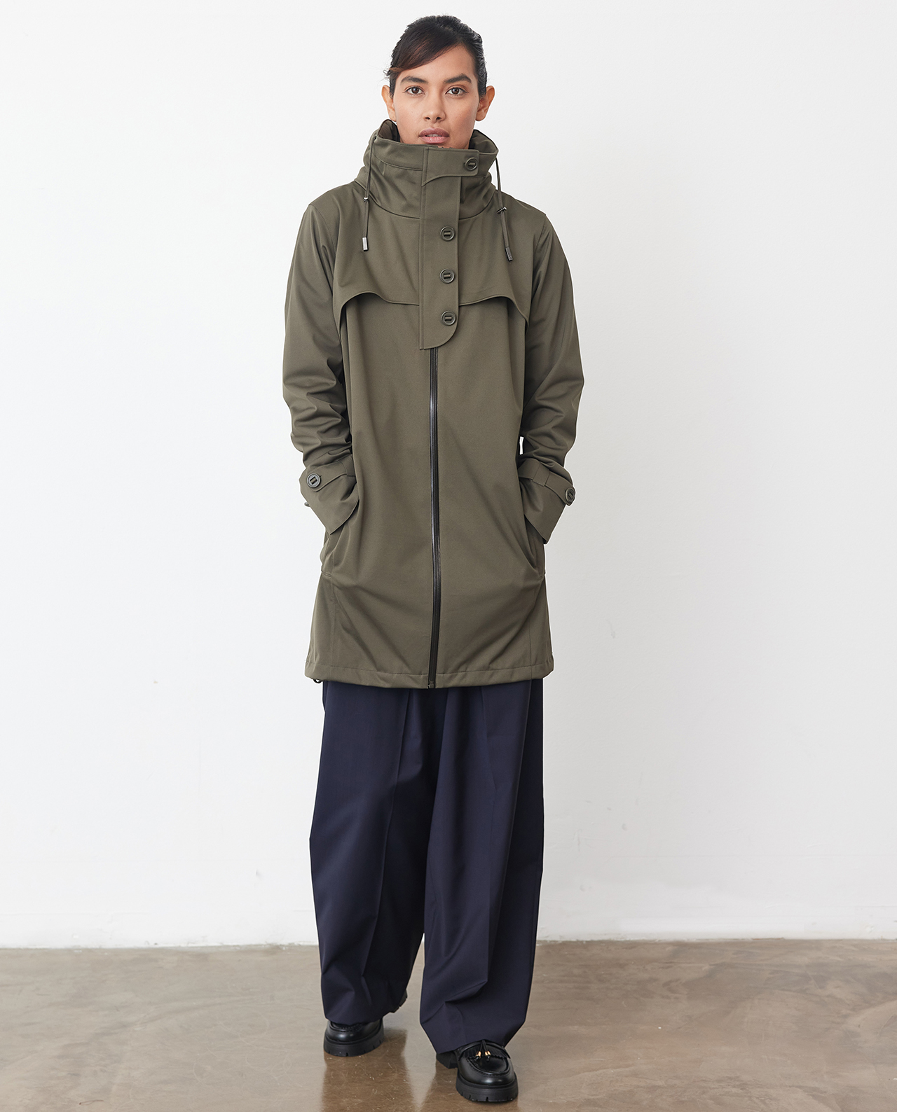 order Waterproof Parka Dark Olive jacket